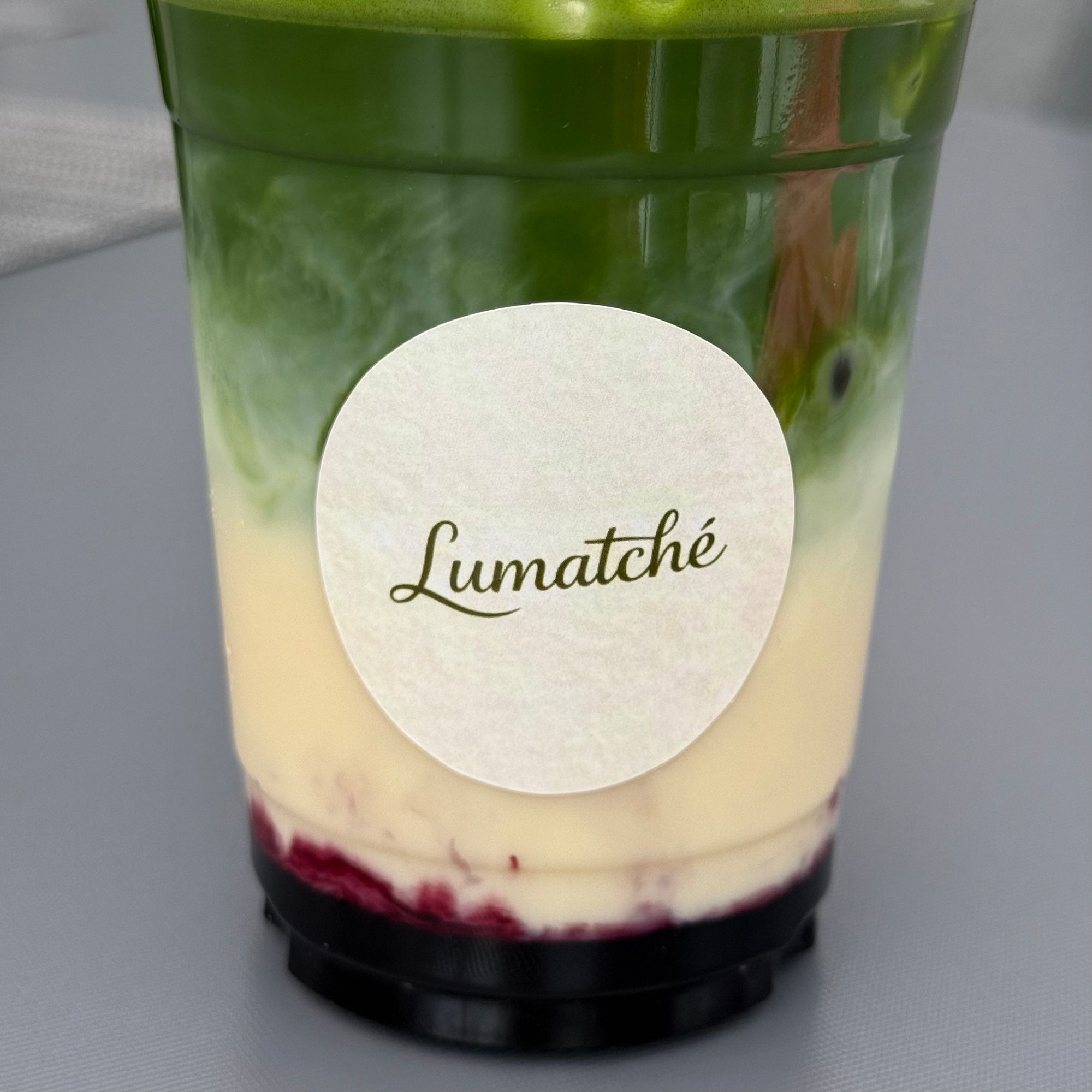 Iced Blueberry Matcha